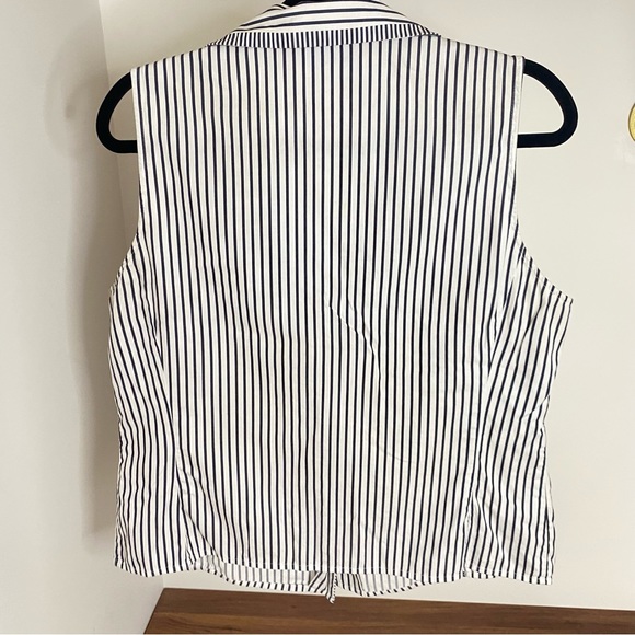 JONES NEW YORK - Sleeveless striped shirt - size XL - Picture 5 of 10